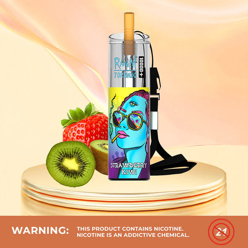 RandM Tornado 10000 - Strawberry Kiwi TrickyVape RandM Tornado 10000 - Strawberry Kiwi TrickyVape