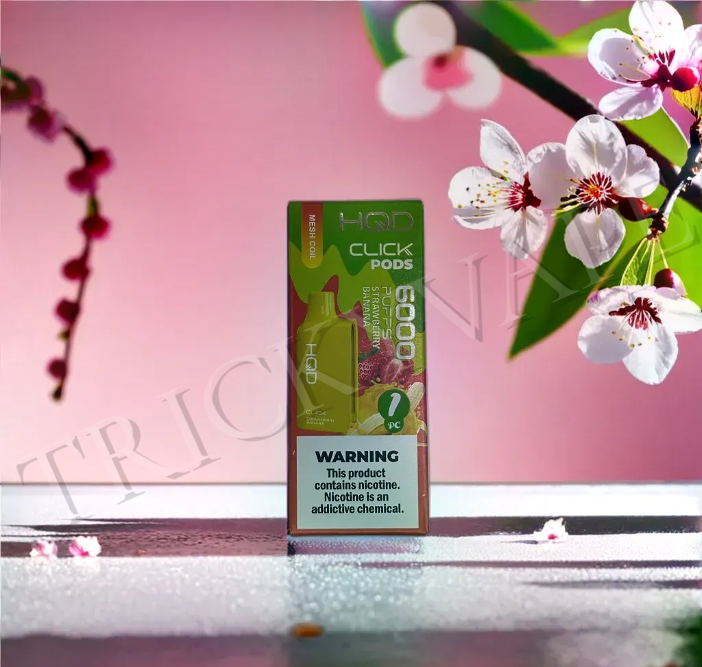 Hqd Click Pod HQD CLICK Cartridge 6000 Strawberry Banana HQD Cuvie Ultimate Hqd Click Pod HQD CLICK Cartridge 6000 Strawberry Banana HQD Cuvie Ultimate