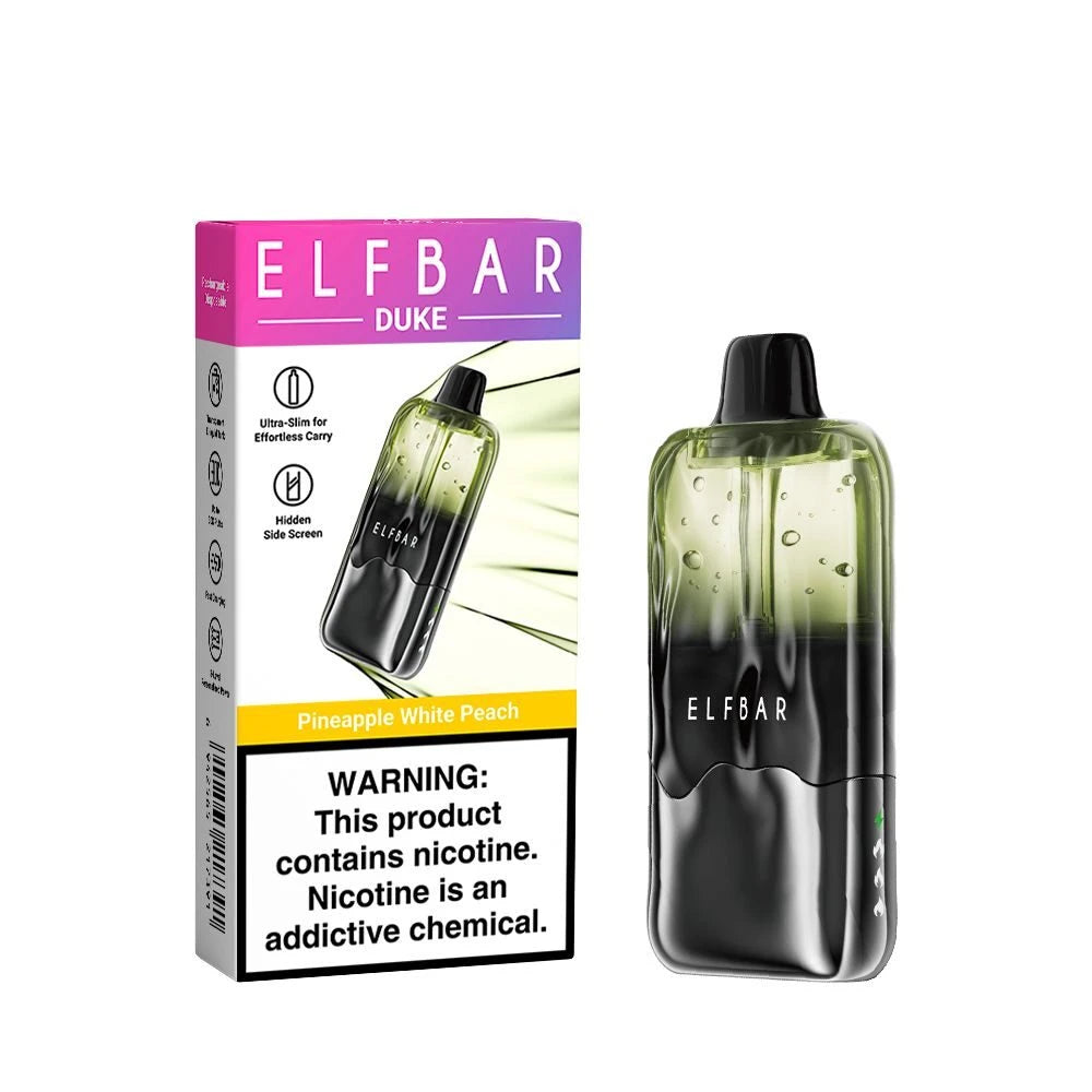 ELF BAR DUKE 30000 - Pineapple white peach