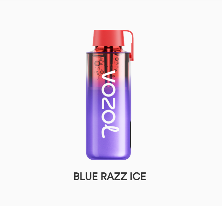 VOZOL NEON 10000 DISP 5CT- BLUE RAZZ ICE