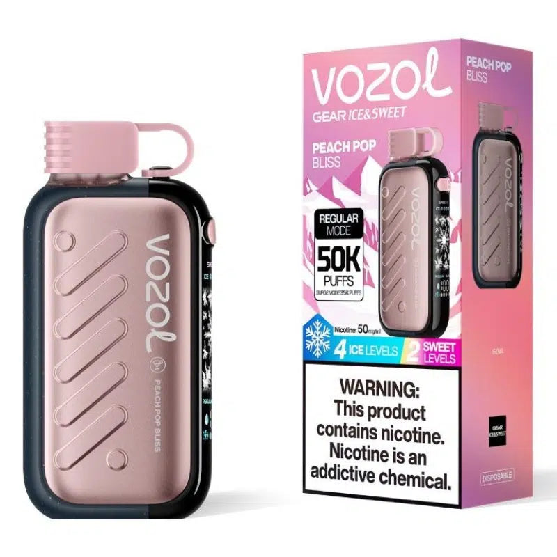 Vozol Gear Ice & Sweet 50000 - Peach Pop Bliss