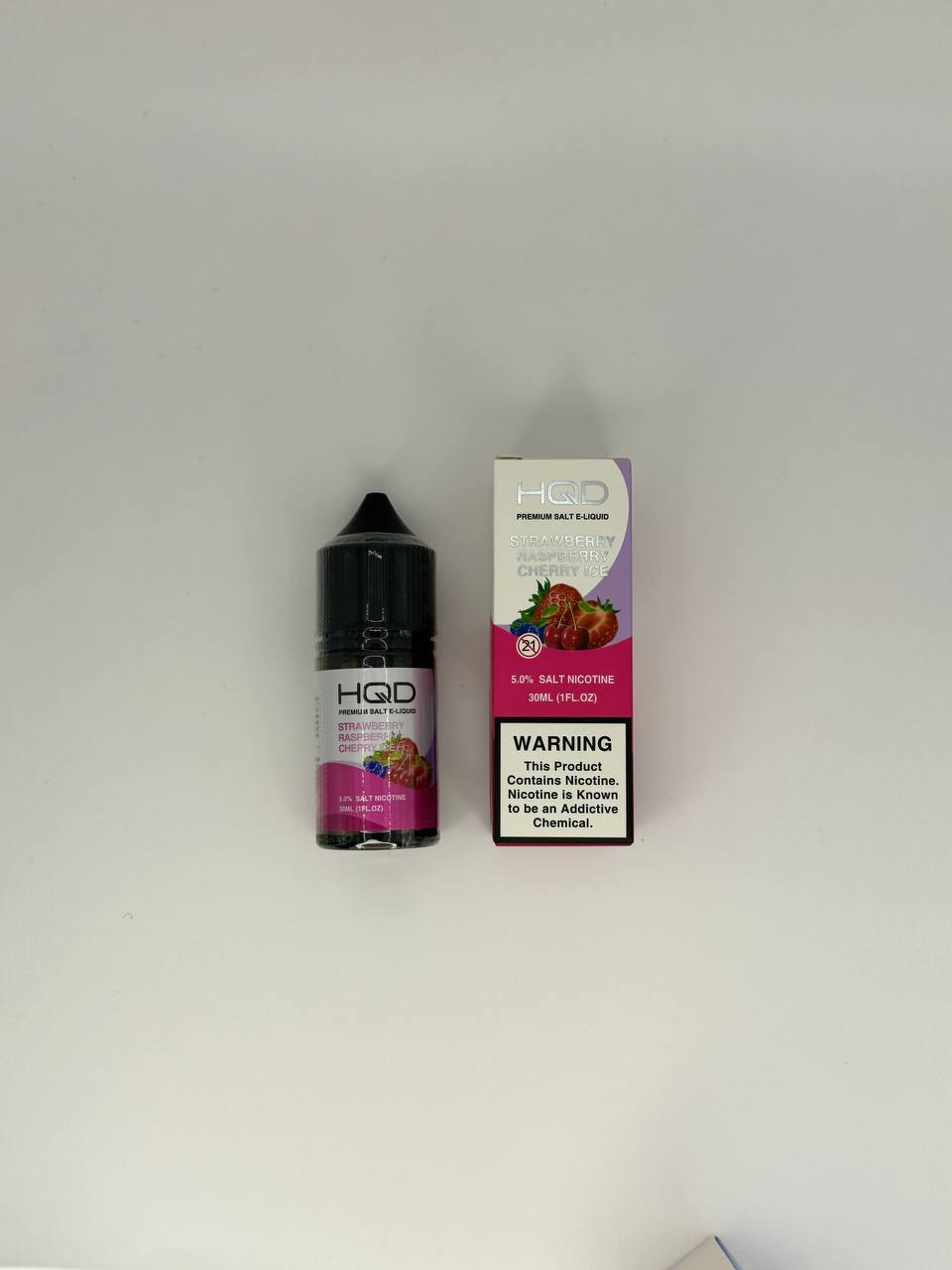 HQD AMERICAN E-LIQUID - Strawberry Raspberry Cherry Ice