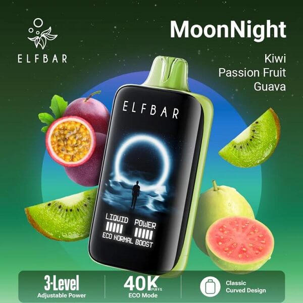 ELF BAR MOONNIGHT - Kiwi Passion Fruit Guava