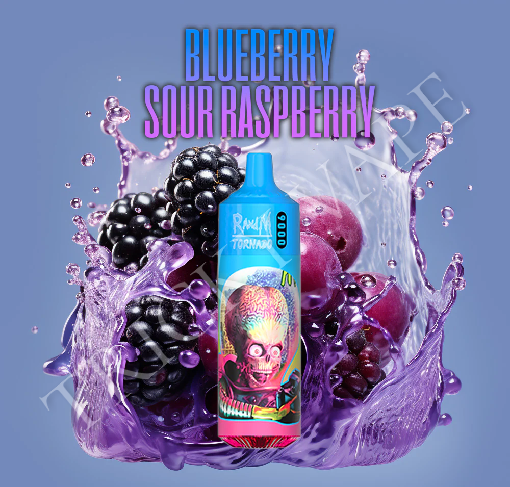 RandM 9000 - Blueberry Sour Raspberry