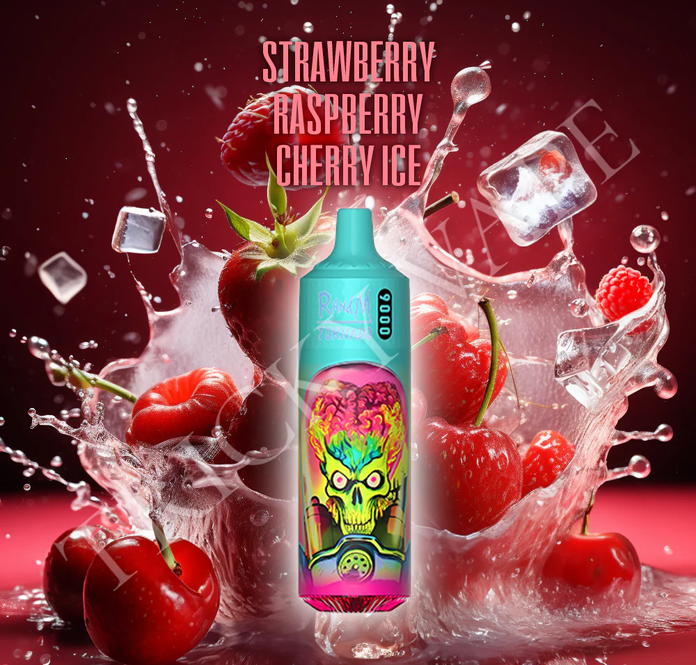 RandM 9000 - Strawberry Raspberry Cherry Ice