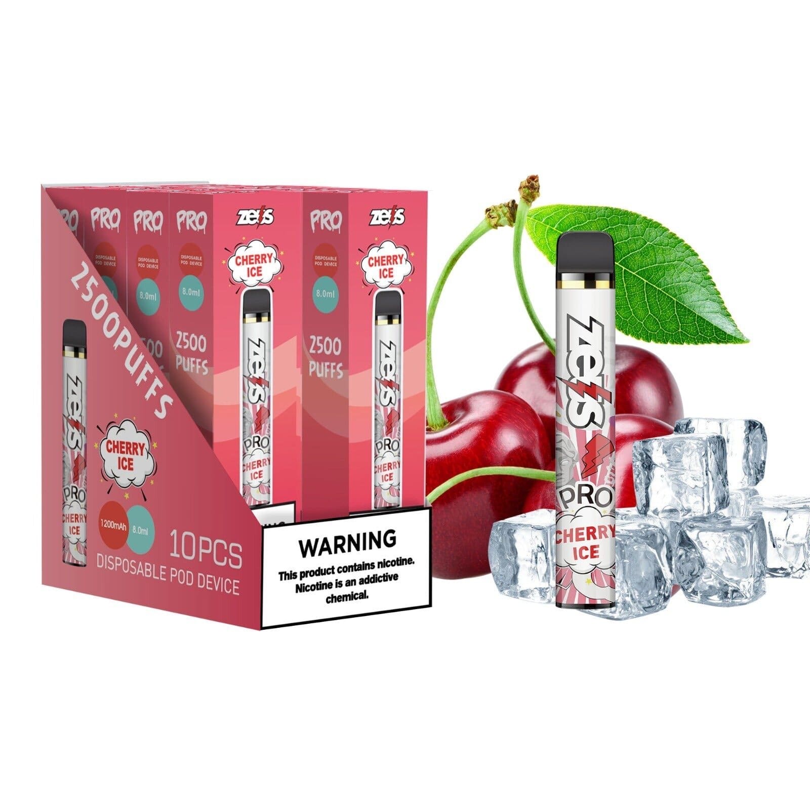 ZEUS PRO 2500 - Cherry Ice TrickyVape ZEUS PRO 2500 - Cherry Ice TrickyVape