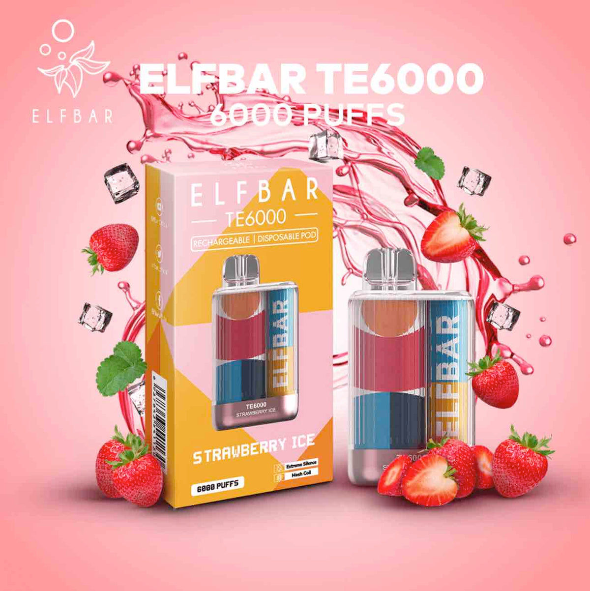 ELF BAR TE 6000 - Strawberry