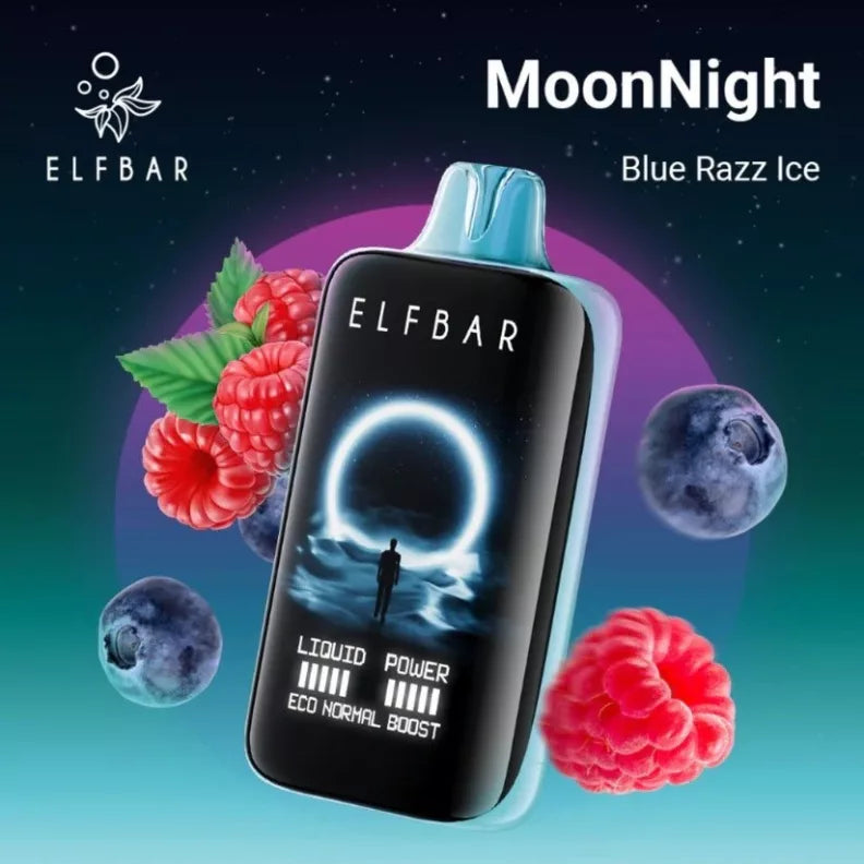 ELF BAR MOONNIGHT - Blue Razz Ice