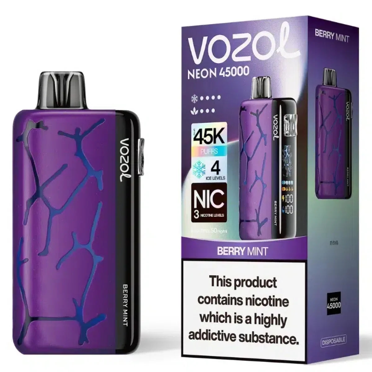 Vozol Neon 45000 - Berry Mint