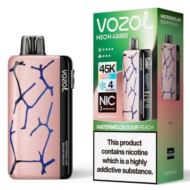 Vozol Neon 45000 - Watermelon Sour Peach