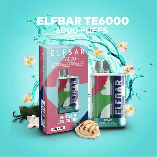 ELF BAR TE 6000 - Vanilla Ice Cream