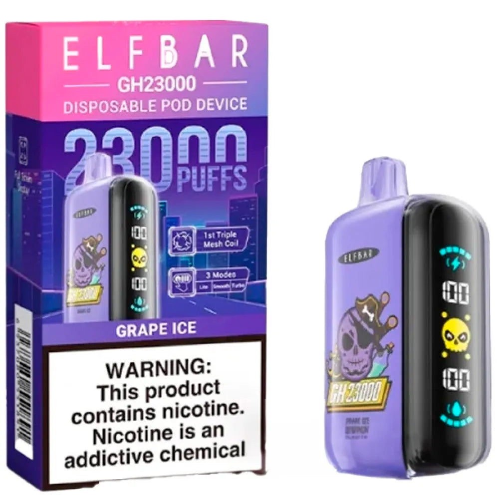 ELF BAR GH23000 - Grape Ice