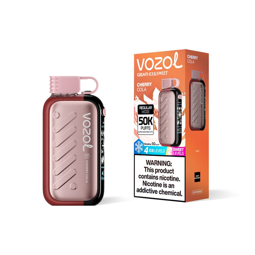 Vozol Gear Ice & Sweet 50000 - Cherry Cola TrickyVape Vozol Gear Ice & Sweet 50000 - Cherry Cola TrickyVape